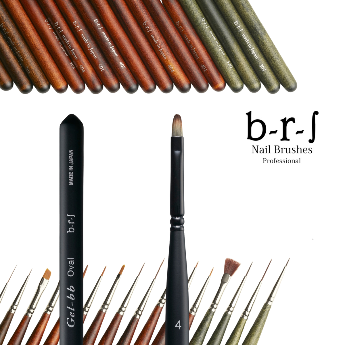 b-r-s Gel-bb Small Oval Brush